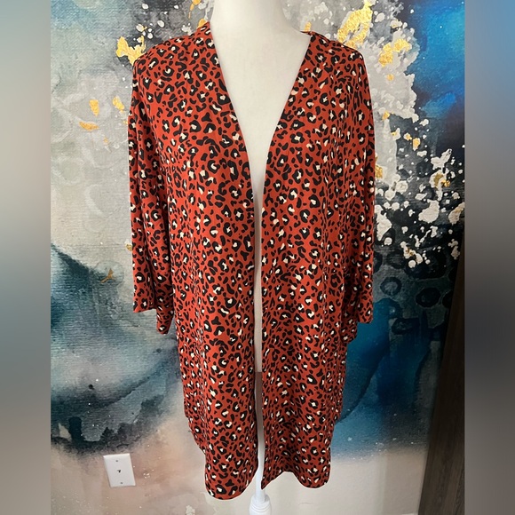 Tops - EVRI | Leopard Print Kimono